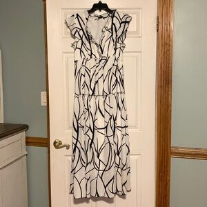 Black & White Maxi Dress size large